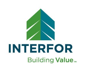 Interfor Building Value Logo Color Vertical